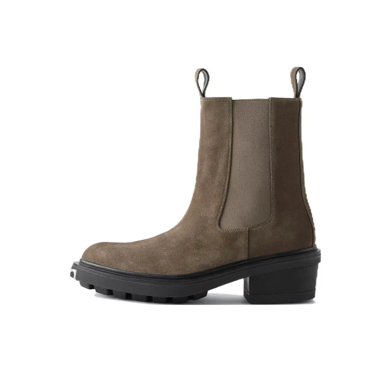 EYTYS Short Chelsea Boots Unisex Green-0