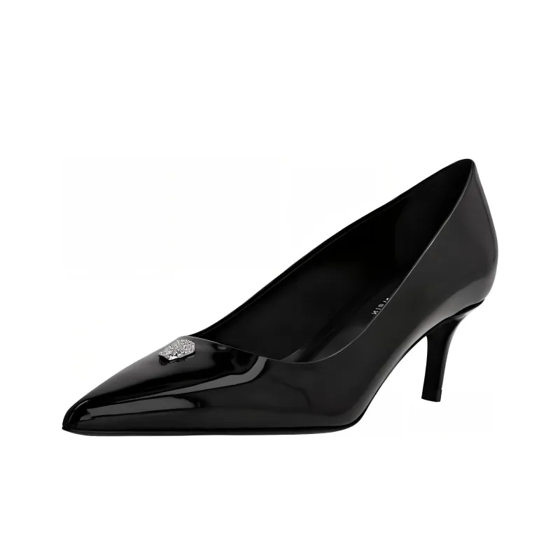 PHILIPP PLEIN 55mm Skull-appliqué Pumps-2