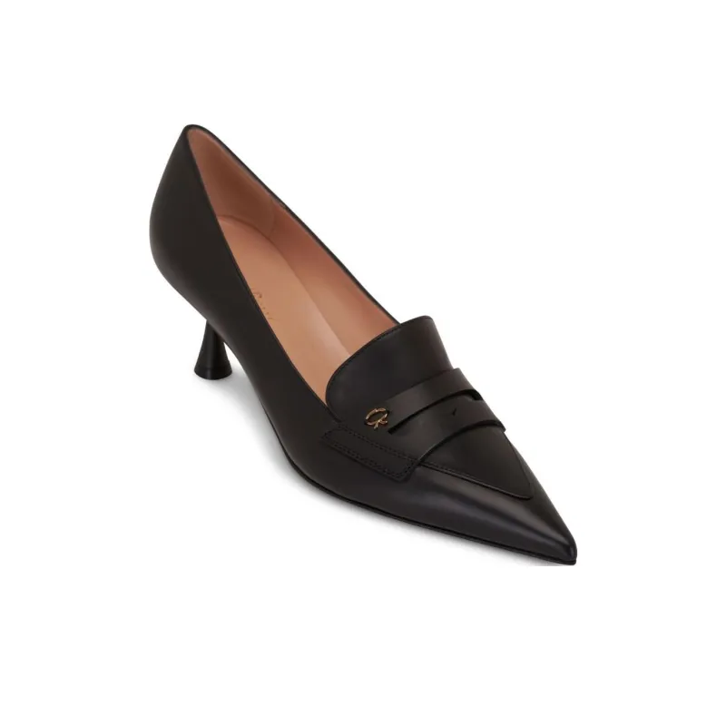 GIANVITO ROSSI Vitello 55mm Leather Pumps-2