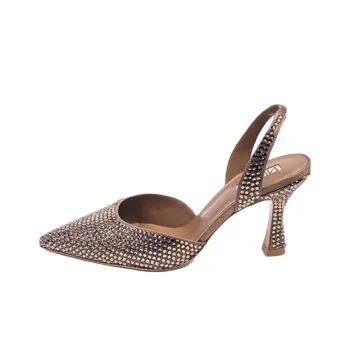 NICOLI Hayley Slim Heel High Heels 8cm Women's Brown