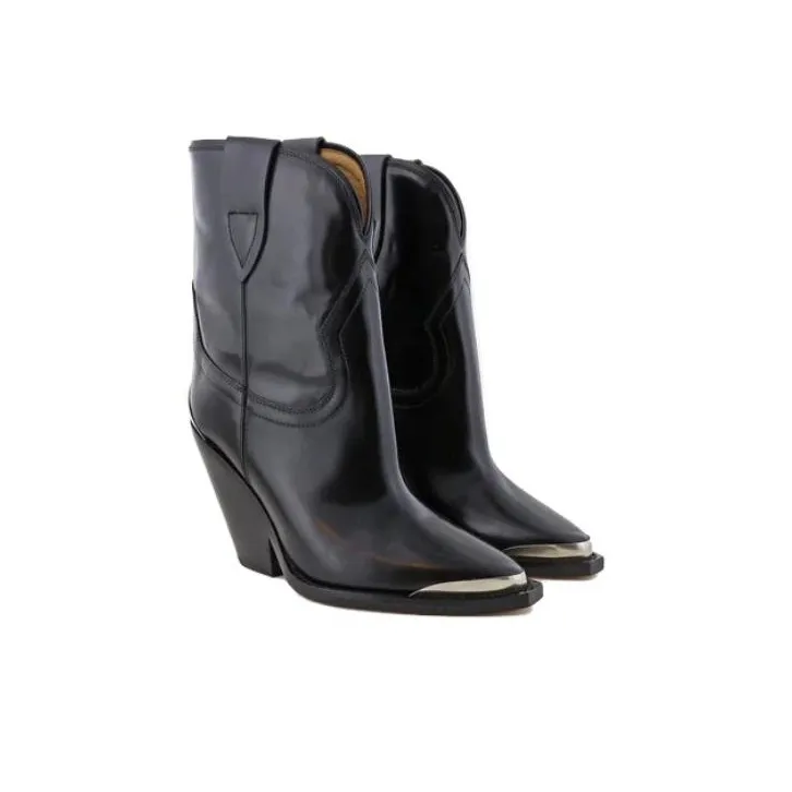 ISABEL MARANT Leyane Ankle Boots Women's Black-3