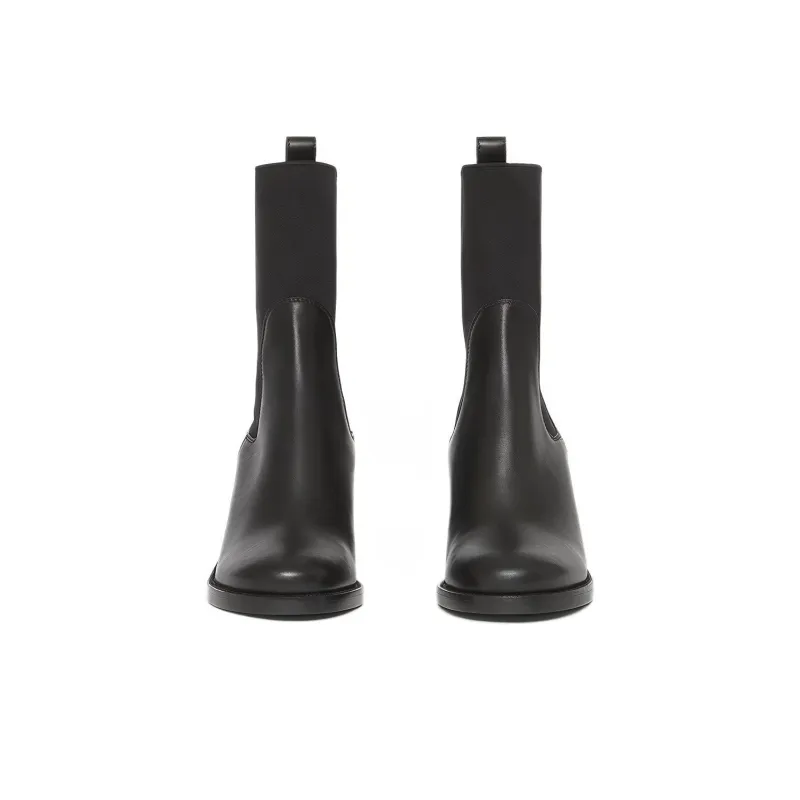 Burberry Short Chelsea Boots Women's Black-2