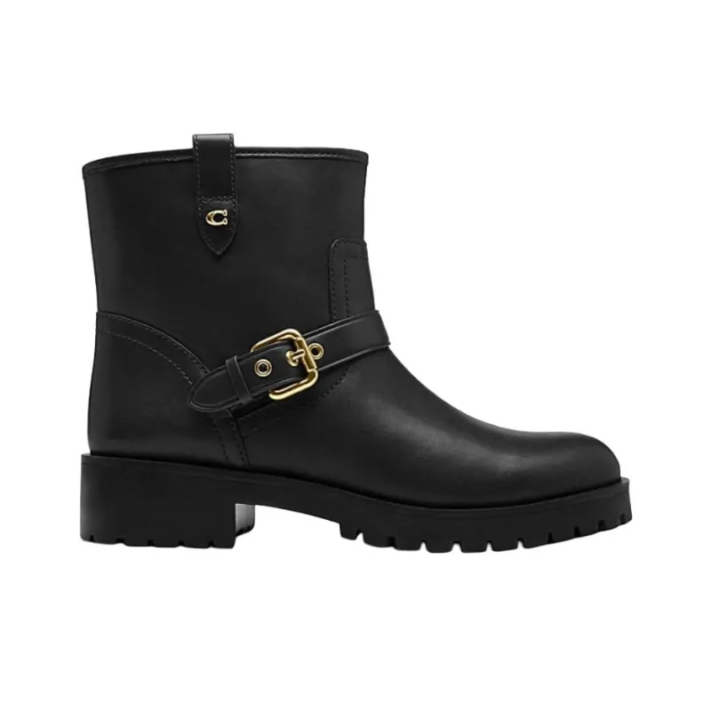 COACH Ankle Boots 6.5cm Women's Black-1