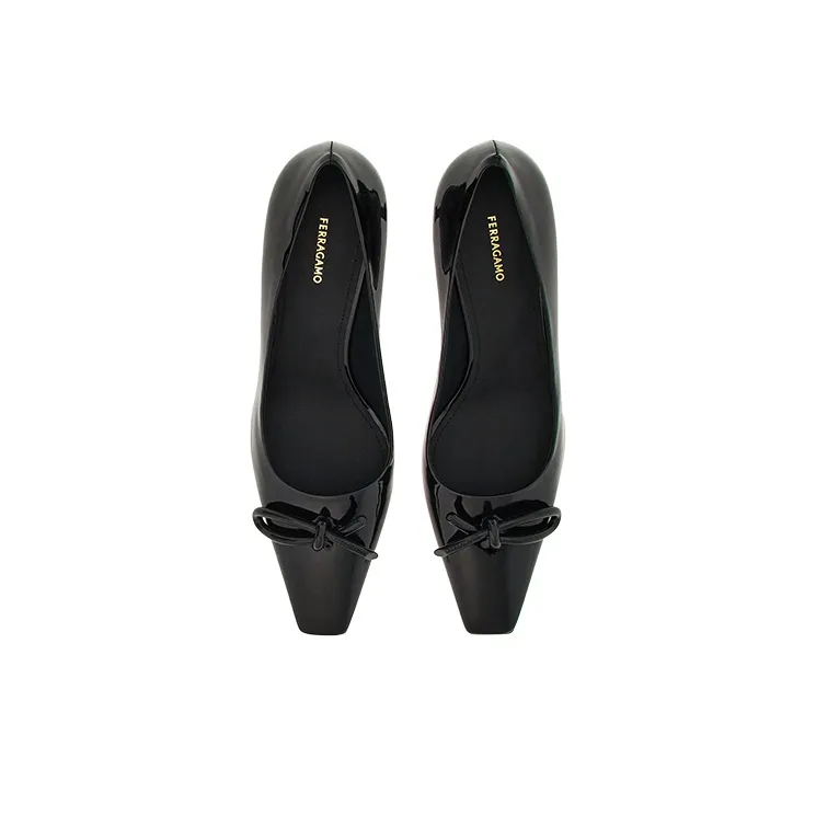 FERRAGAMO 60mm Bow-detailing Leather Pumps-2