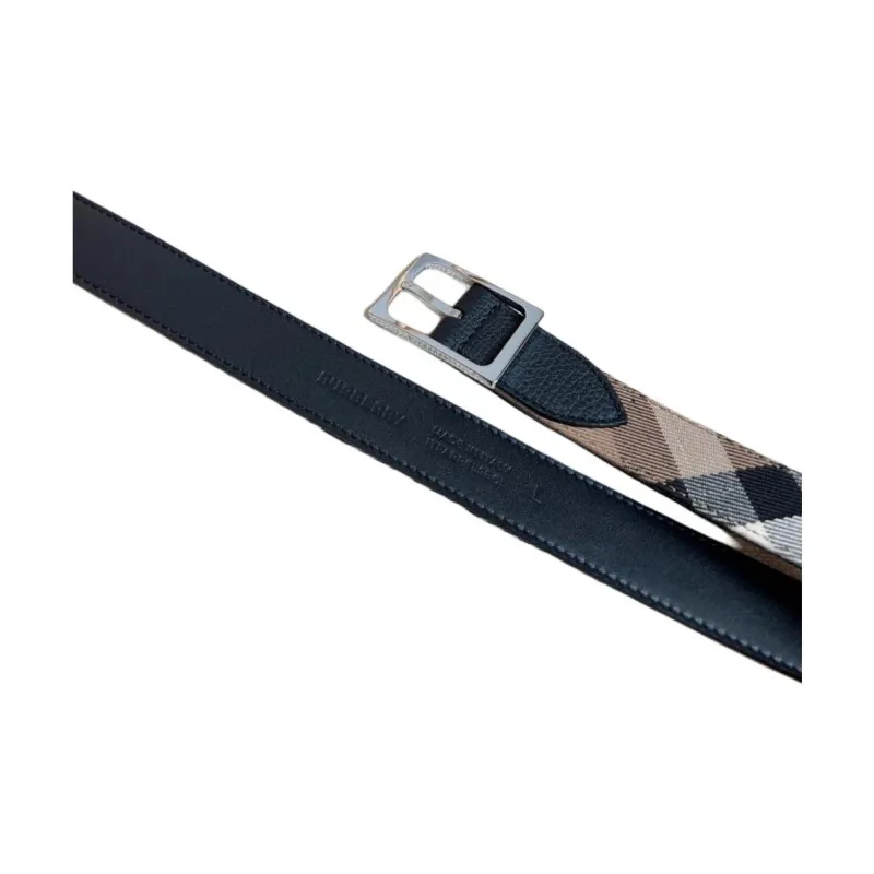 Burberry Cow Leather Belts Women's Brown Width 3cm-4