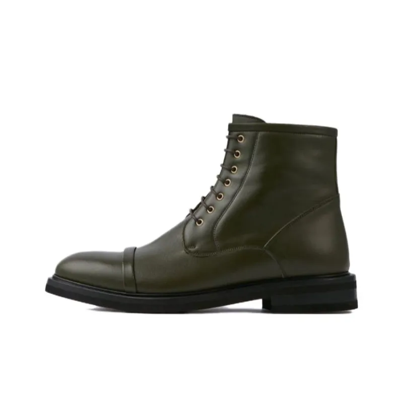 Malone Souliers Ankle Boots Men's Pine Wood Color-0