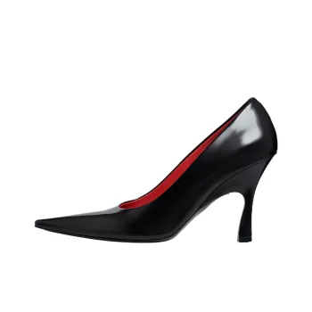 Stella McCartney Elsa Spool Heel High Heels 8.5cm Women's Black
