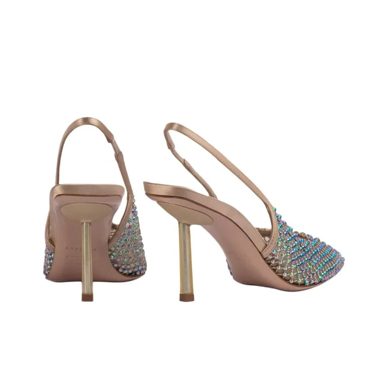 Le Silla Glida 80mm Slingback Pumps-4