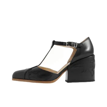 GABRIELA HEARST Dolly Chunky Heel High Heels 8.5cm Women's Black