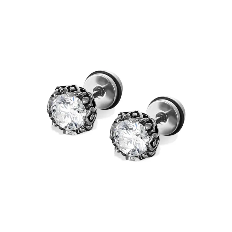 Tkb Earlobe Stretching Stud Earrings Unisex-2