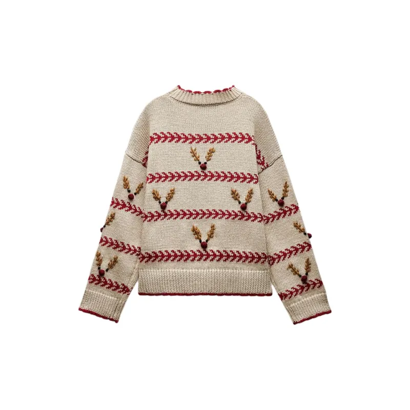 ZARA Sweater Women's Light Brown-1