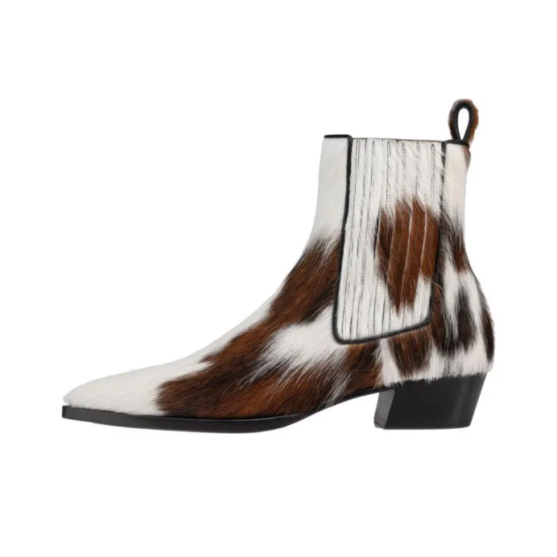 CL Cheliviss Short Chelsea Boots Men's Brown-0