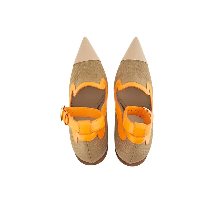 Burberry Cone Heel High Heels Women's Brown-2