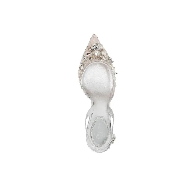 René Caovilla 70mm Crystal embellished Slingback Sandals-3