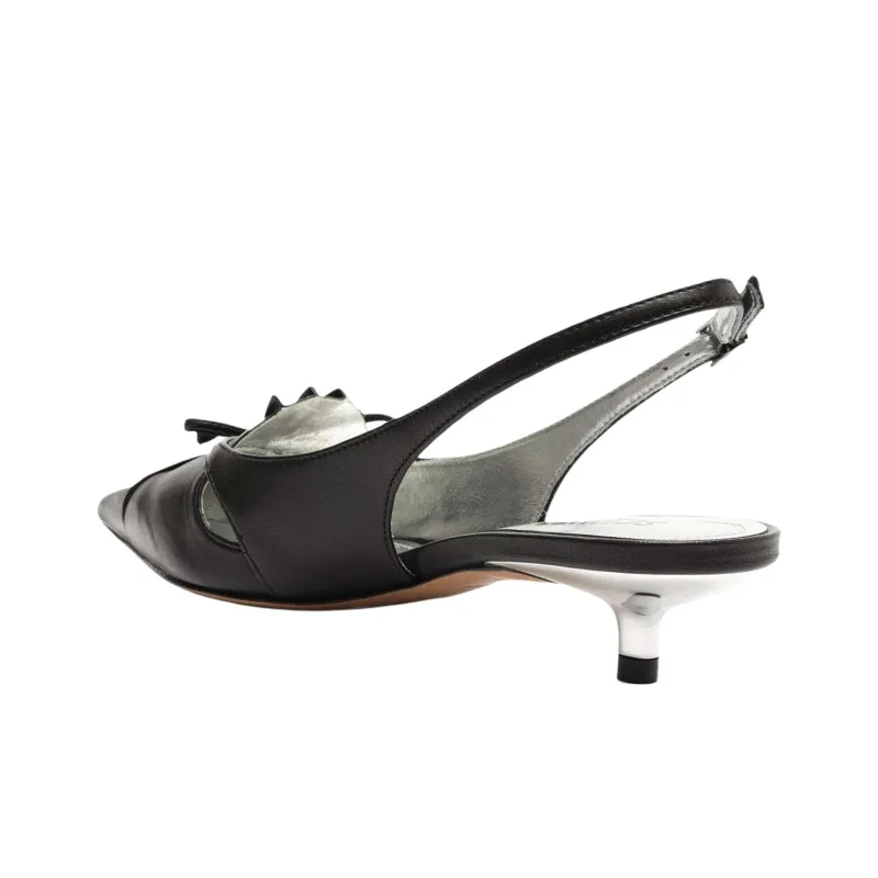 Schutz Zane Slim Heel High Heels 5cm Women's Black-3
