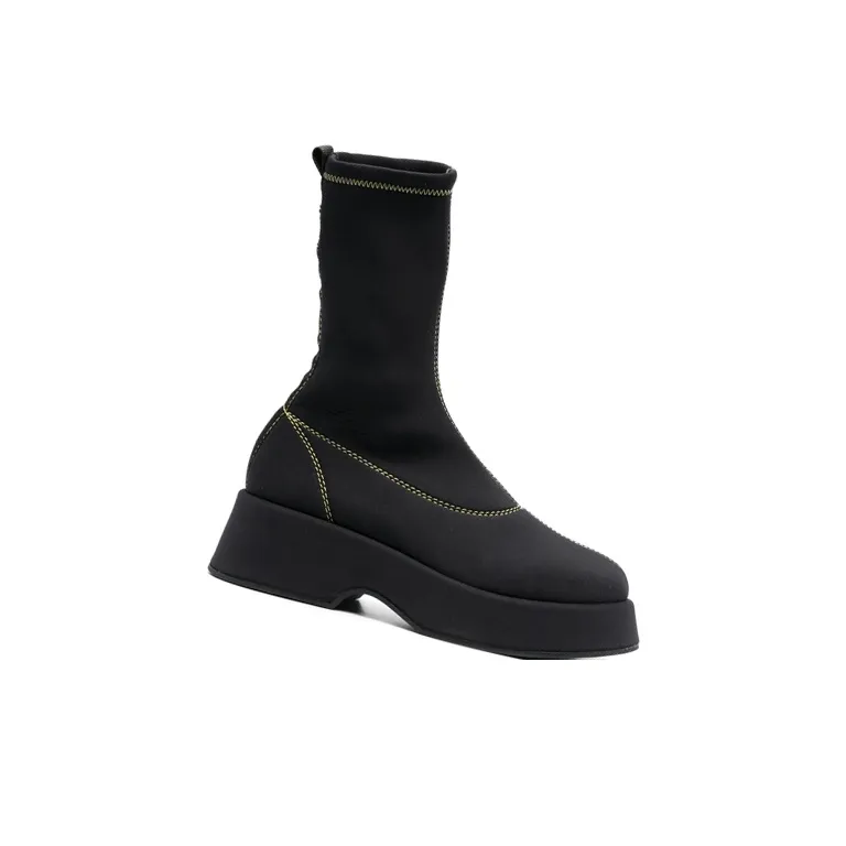 GANNI Retro Flatform Ankle Boots-1