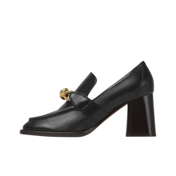 Bottega Veneta Astaire Chunky Heel High Heels 7.5cm Women's Black