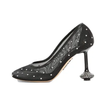 LOEWE Slim Heel High Heels 9cm Women's Black