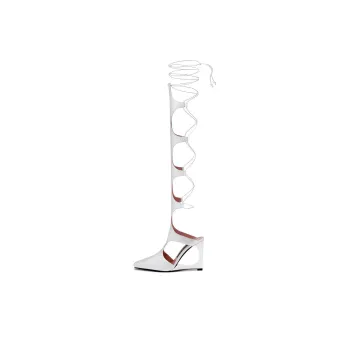 Les Petits Joueurs Venus High Heels 10.5cm Women's Silver