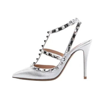 Valentino Garavani Rockstud Pointed Toe Caged Pumps