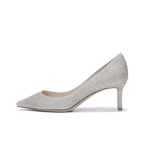 Jimmy Choo Romy High Heels Women's Platinum