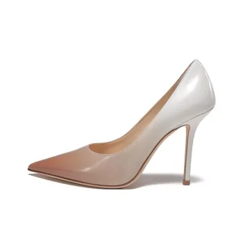 Jimmy Choo Love High Heels Women's Caramel/White