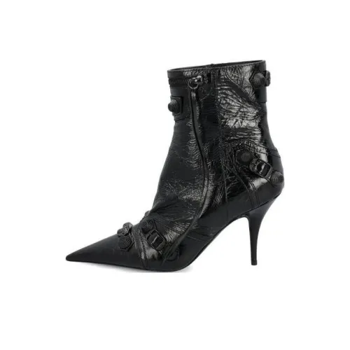 Balenciaga Cagole Pointed-Toe Boots Women's