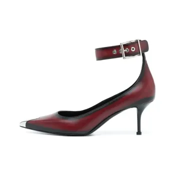 Alexander McQueen Punk Slim Heel High Heels Women's Russet