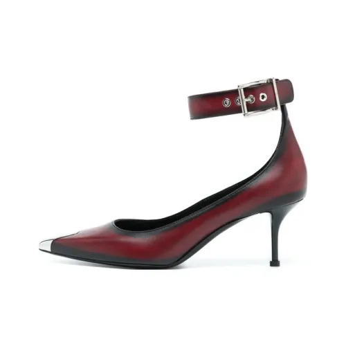 Alexander McQueen Punk Slim Heel High Heels Women's Russet