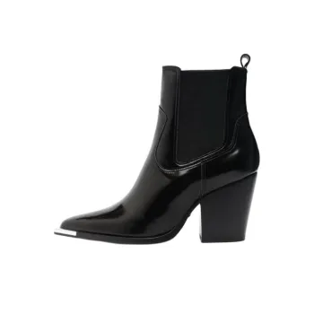 Schutz Tina Short Chelsea Boots 8.3cm Women's Black