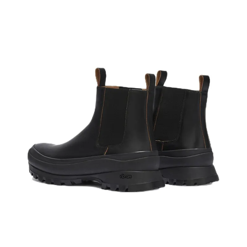 JIL SANDER Leather Chelsea Boots-4