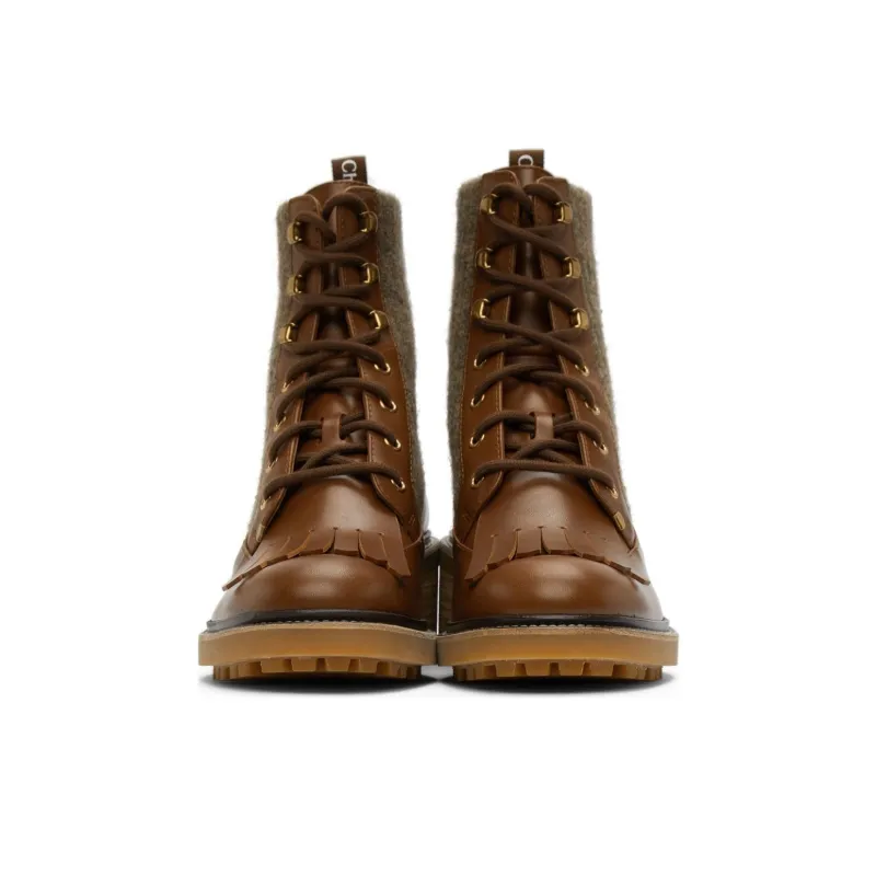 Chloe Franne Ankle Boots Women's Brown-3