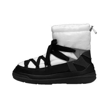 Moncler Insolux M Short Mid Calf Snow Boots Women's White