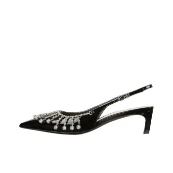 GUCCI Chunky Heel High Heels 4.3cm Women's Black