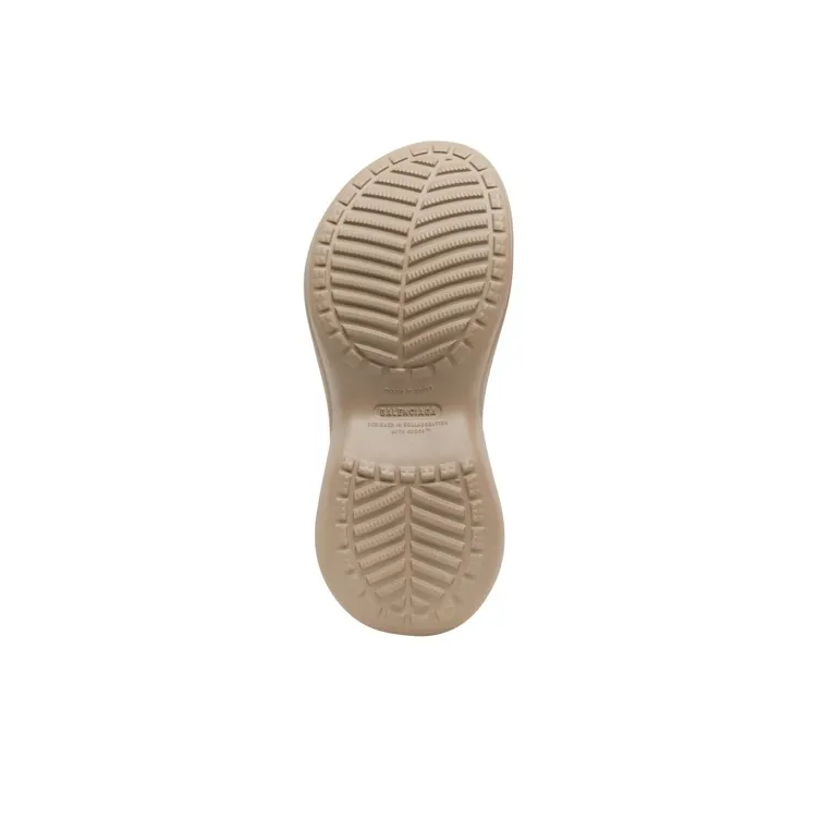 Balenciaga X Crocs Boot Beige Rubber-3