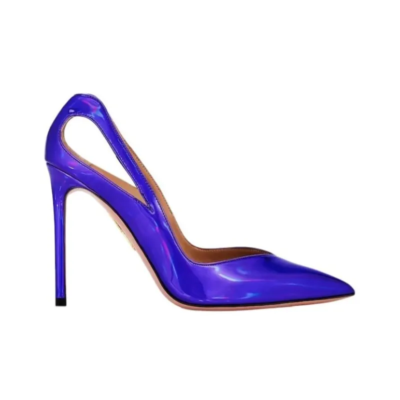 AQUAZZURA Slim Heel High Heels 10.5cm Women's Purple-1