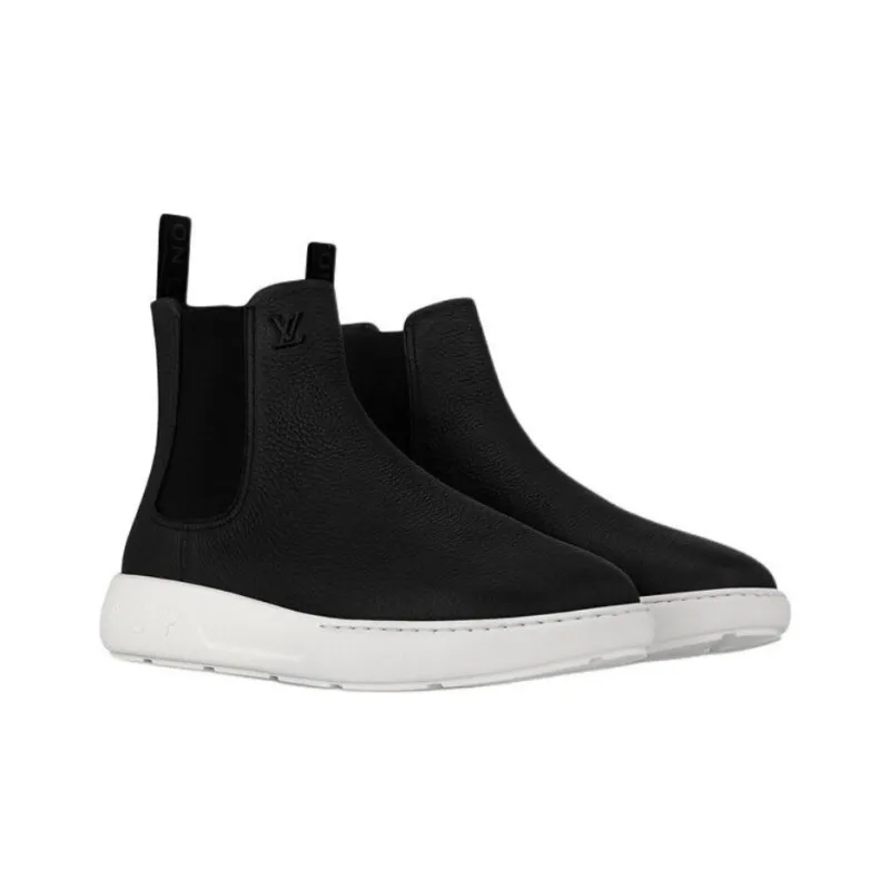 LOUIS VUITTON Pacific Chelsea Boots Men's Black-2