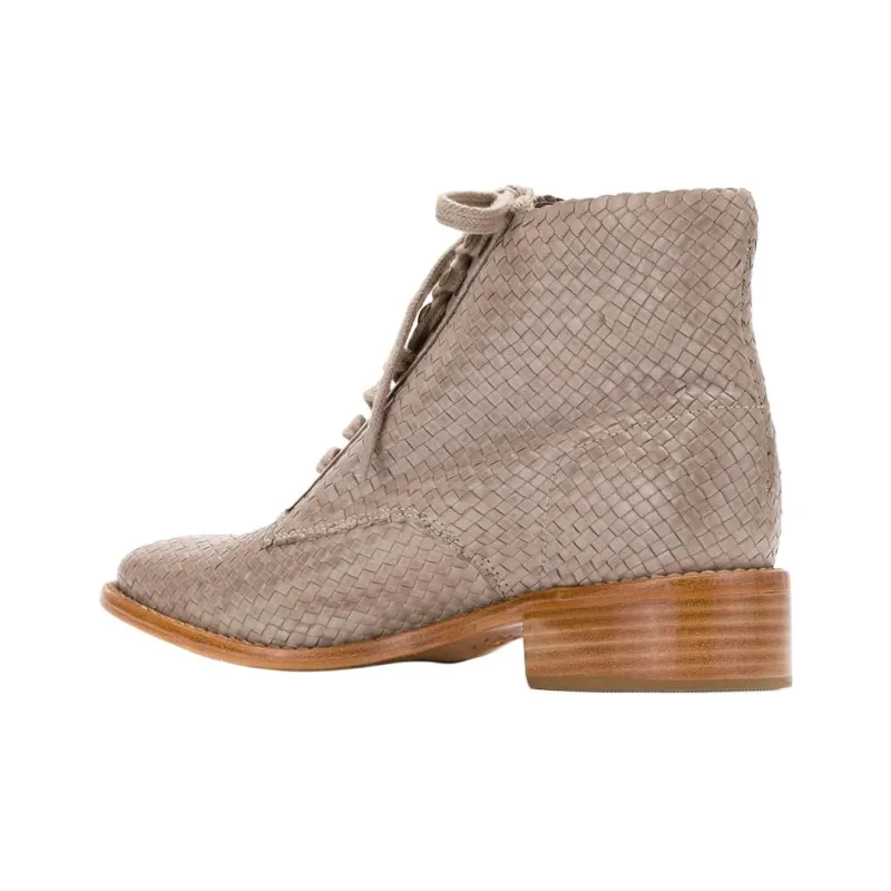 Sarah Chofakian Tresse Ankle Boots Women's Gray-3
