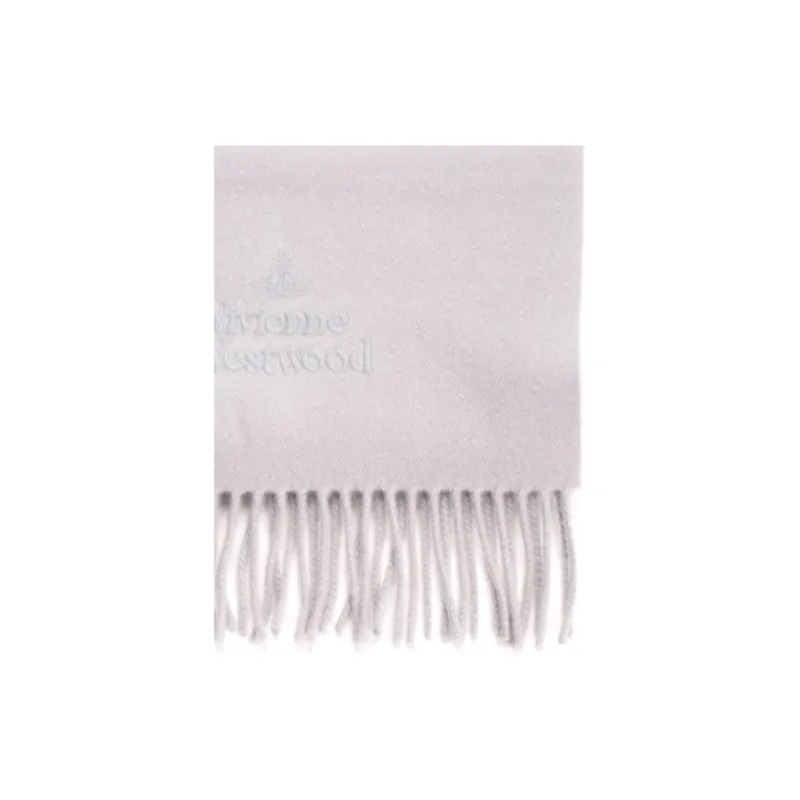 Vivienne Westwood Knit Scarves Unisex Coffee/Camel-1