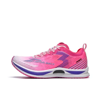 PANKE Running Shoes Unisex Low Top White Rose Red/Cherry Pink/Peacock Blue