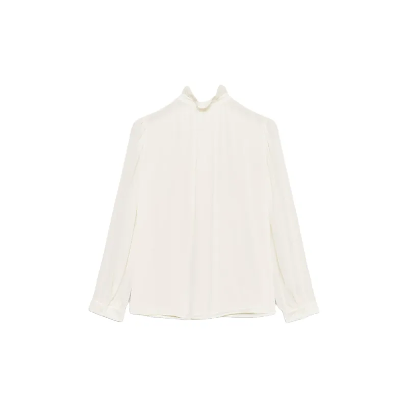 ARITZIA Wilfred Valentina Blouse Shirt Women's Light Birch/Light Birch-1
