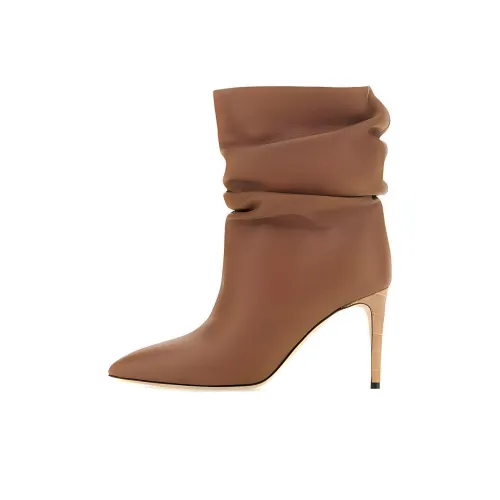 Paris Texas Ruched Pointed-Toe Boots Women's