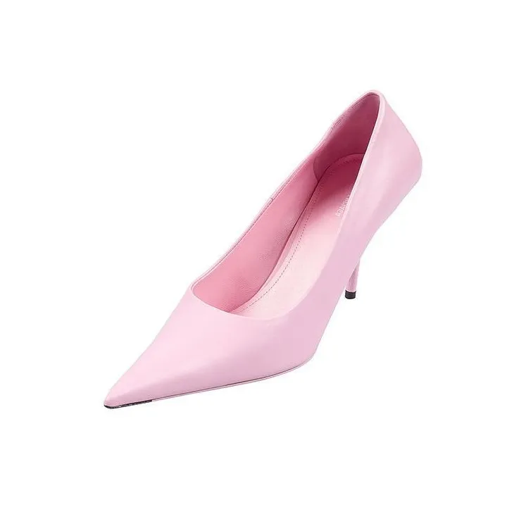 Balenciaga Knife High Heels Women's Pink-1