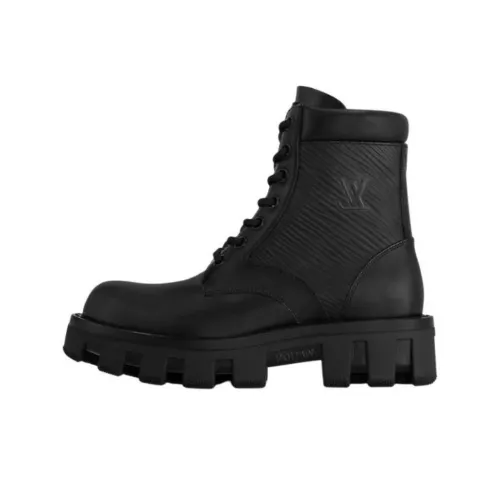 LOUIS VUITTON Ankle Boots Men's Black
