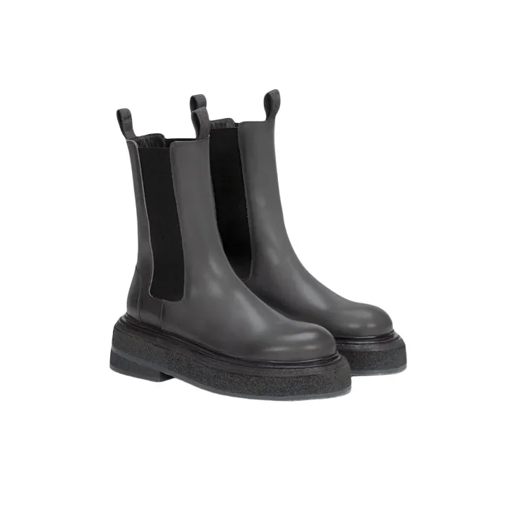 Marsèll Zuccone Short Chelsea Boots Women's Gray-2