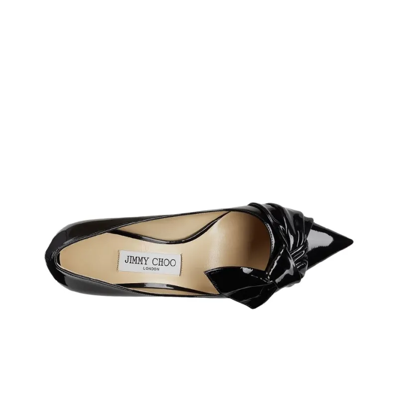 Jimmy Choo Elinor Spool Heel High Heels 4.5cm Women's Black-3