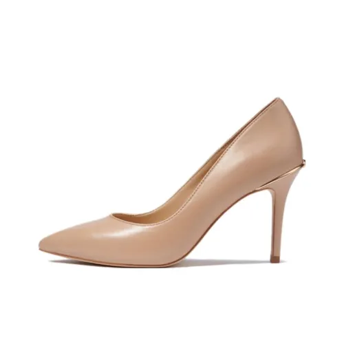 COACH Wiley Slim Heel High Heels 9cm Women's Beige