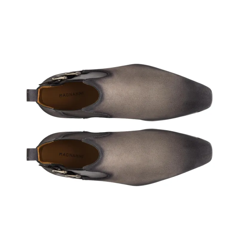 Magnanni Caspe Ankle Boots Men's Wind Gray-3