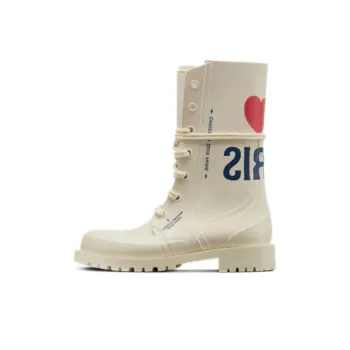 DIOR DiorCamp Ankle Boots Women's White