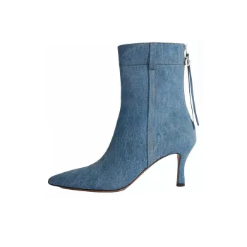 Maje Ankle Boots 7.5cm Women's Blue